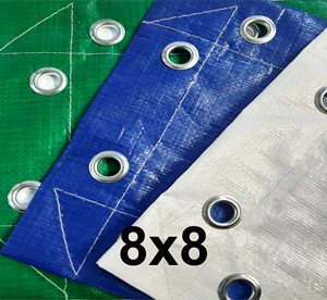 ברזנט/פלריג אטום למים מידה 8*8  15% הנחה בקניה